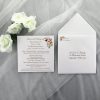 WEDINV178 Simple Floral Wedding Invitations