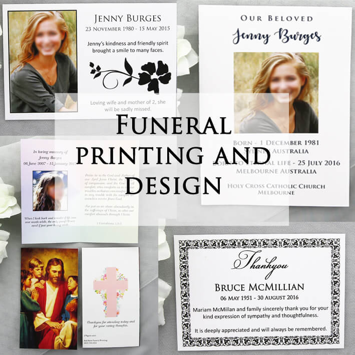 Funeral Prnting and design